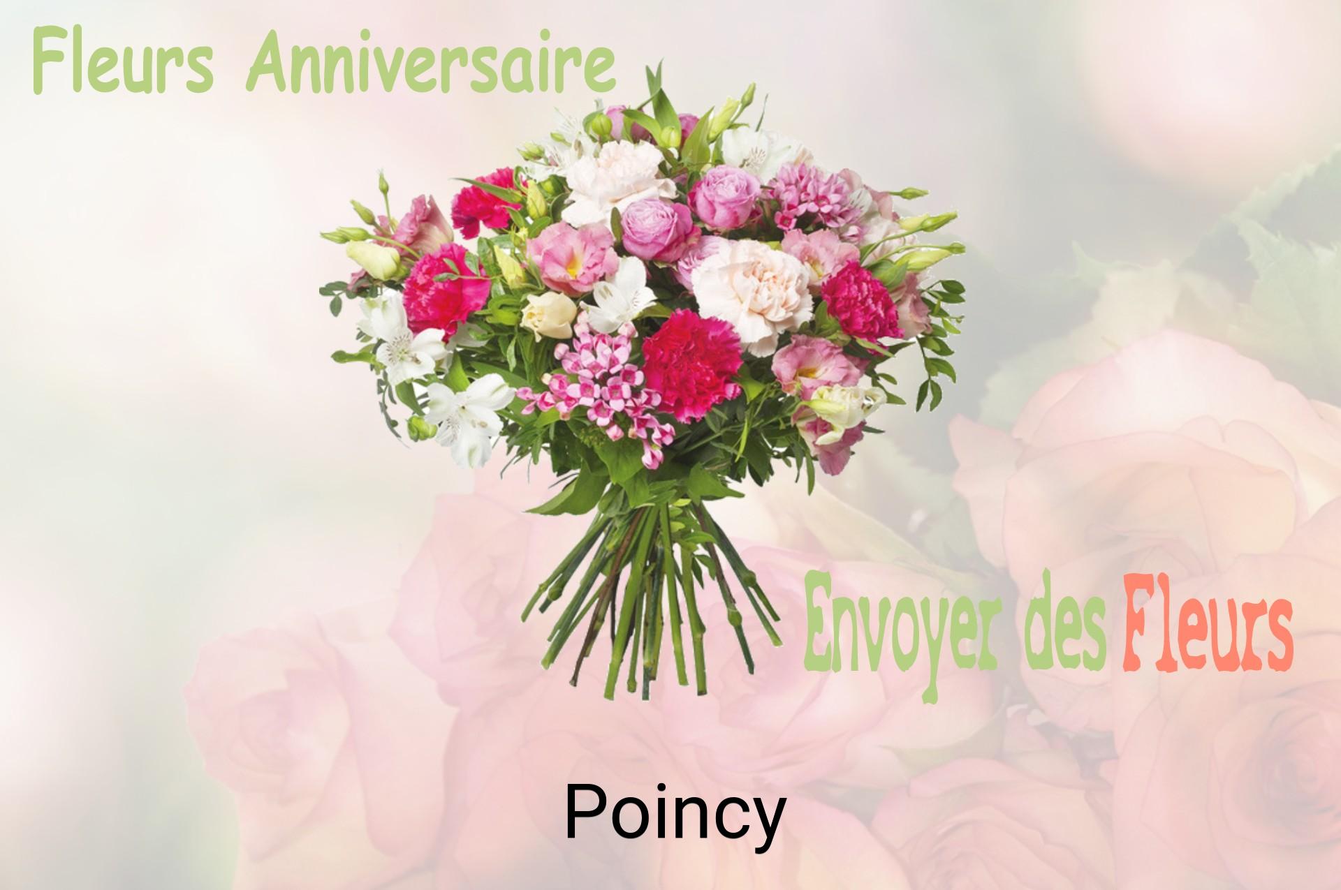 Bouquet de fleurs d’anniversaire livré à Poincy