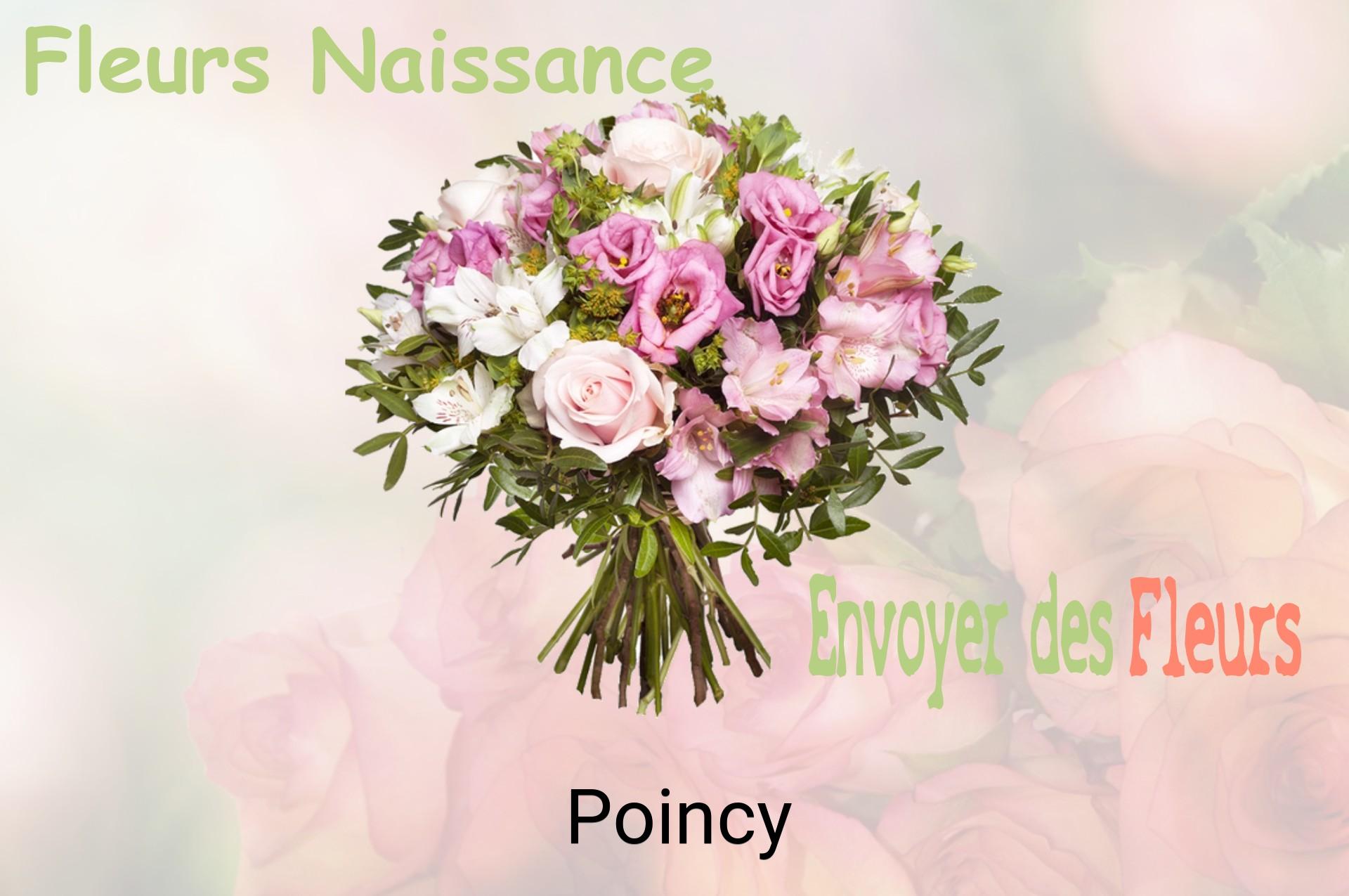 Bouquet de fleurs de naissance livré à Poincy